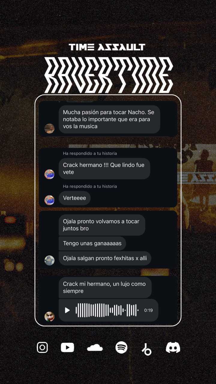 10. Testimonio Ravertime de tamaño grande