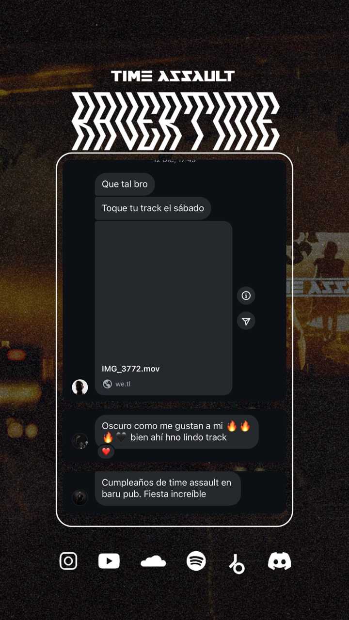 11. Testimonio Ravertime de tamaño grande